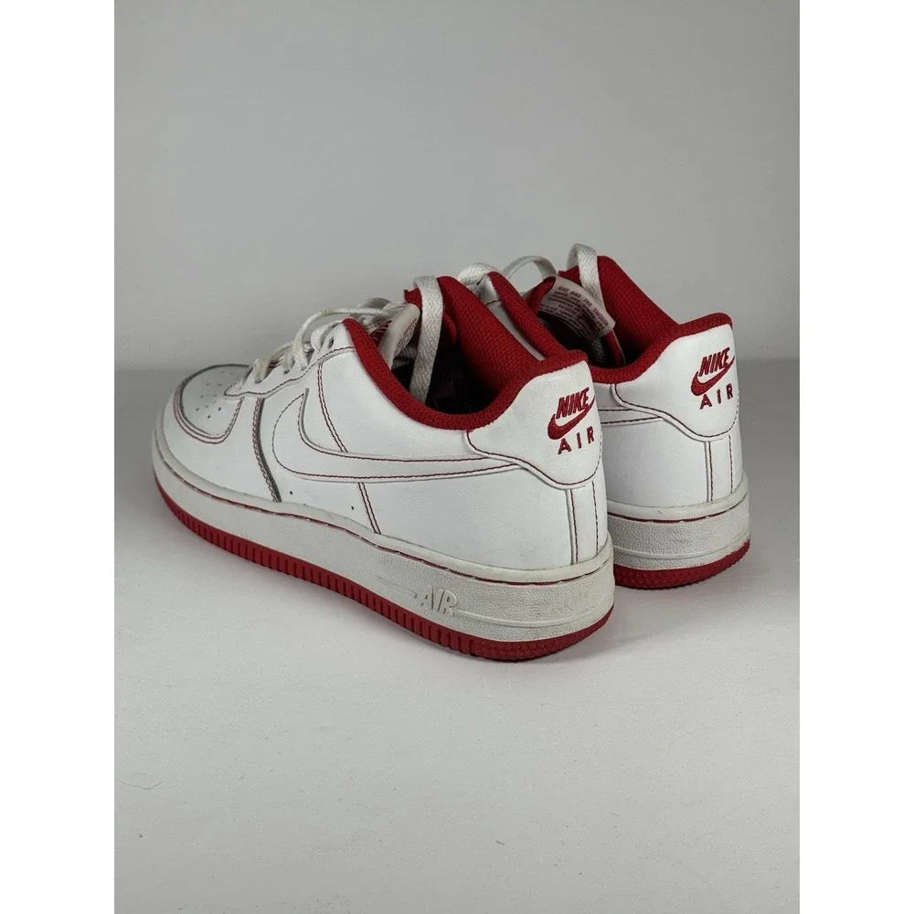Nike Air Force 1 Low White / University Red CW1575-100‎ Women's 7 / GS 5.5